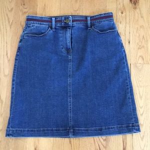 Talbots denim skirt